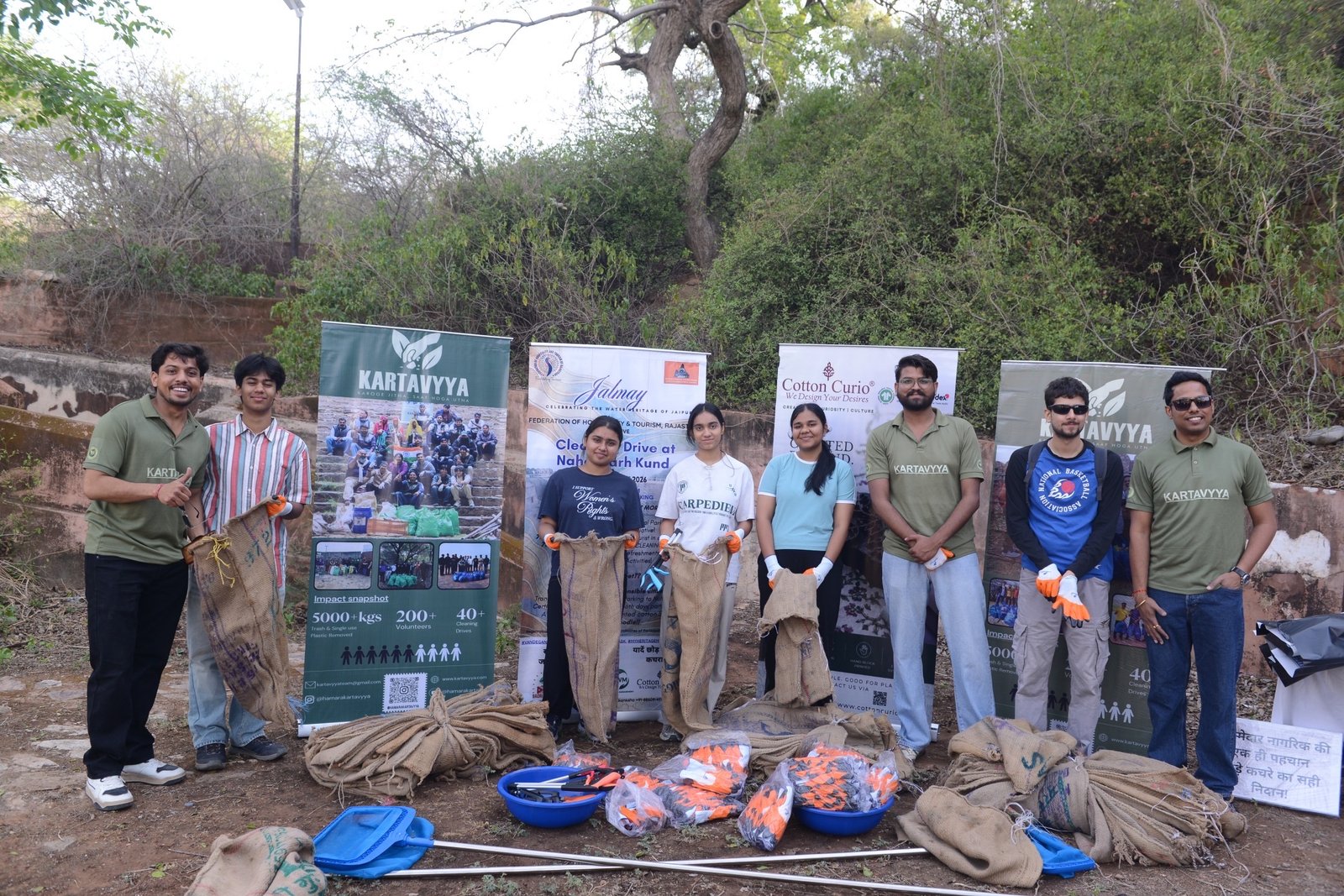 Nahargarh Kund Cleaning Drive