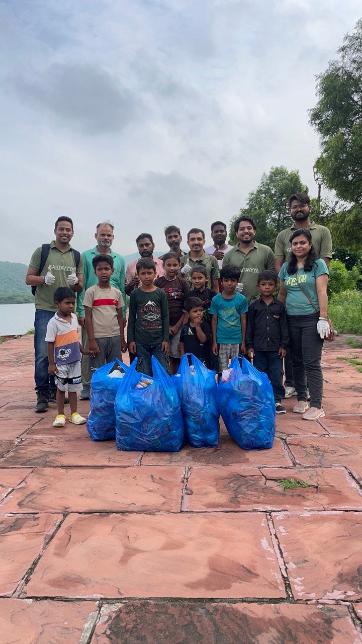 Jal mahal paal cleaning drive